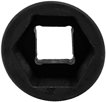 X-DREE 3/4-инчов квадратен диск от 32 мм С вътрешен шестигранником Дължина 78 мм, От стомана CR-MO, черно strike патронник (quadrato da 32 мм acciaio inossidabile da 32 мм против inserto incassato