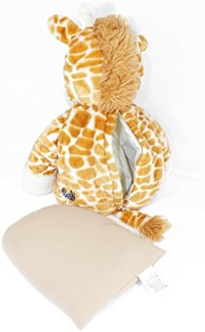 Winston Warmkins Оригинален 18-инчов е светло претеглят допир плюшено жираф, което е хубаво прегръща, терапевтични, успокояващ.Топла / студена, може да се приготвя в микровъ?
