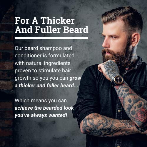 Климатик за оформяне на брада за мъже с смягчителем брадата - Загуститель брадата с масло от чаено дърво