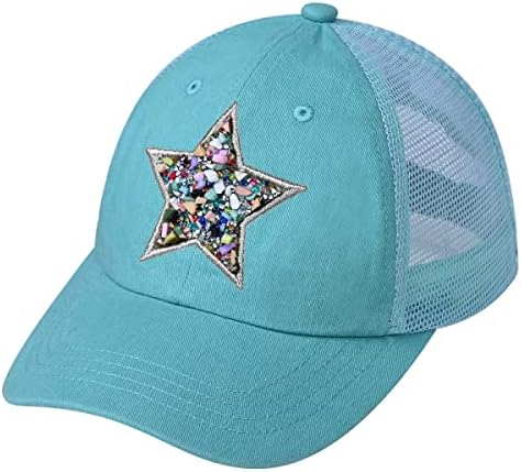 Бейзболна шапка на C. C Glitter Пайета Hear Stone с мрежа (BAB-8038) (BAB-8039) (BAB-8040) (BAB-8041) (TCB-07) (TCB-10)