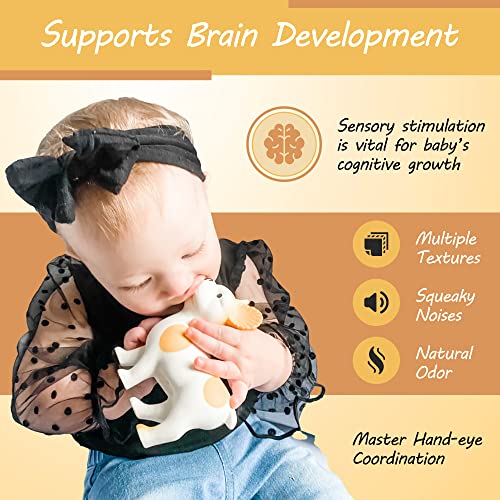 Детски играчки за никнене на млечни зъби Spud The Frenchie - Прорезыватель за деца от 0-6 месеца - Облекчение при
