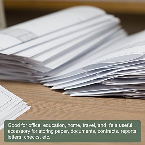 Папка за файлове YOKIVE 12 опаковки, Прозрачни Пликове за файлове с формат А4 | Пластмасови джобове за документи
