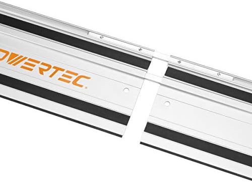 Комплект за свързване на направляващи релси POWERTEC 71387 55 и щипки за пильных греди 71423, 8-3/4 инча – 2 опаковки