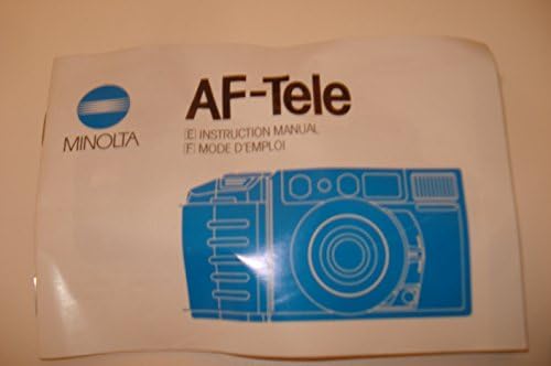 35-мм филмова камера Minolta AF-Tele с автоматично фокусиране, Телекамера, с обектив Minolta, Стандартен 38-мм телеобектив,