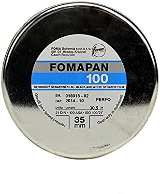 Черно-бяла негативна филм на Denica Fomapan 100 ISO, размер на 120