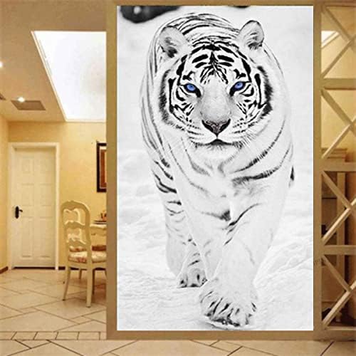 Instarry 5D САМ Диамантена Живопис Комплекти за Възрастни Голям е Размерът на Пълна Тренировка Бял Тигър Мозайка Бродерия