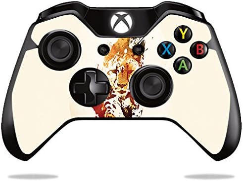 Кожата MightySkins, съвместим с контролера на Microsoft Xbox One или One S - Спрей Леопард | Защитен, здрав и уникален винил