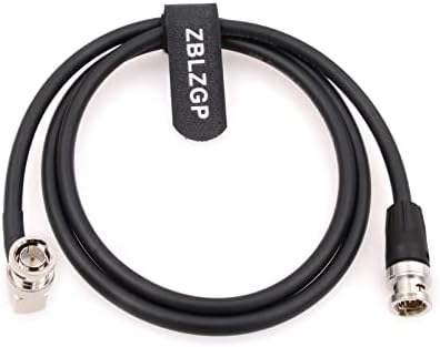 ZBLZGP 12G 75 Ома HD-SDI Видео Коаксиален Кабел BNC Plug под Прав Ъгъл BNC Plug за 4K SmallHD Atomos Монитор Камера Алекса