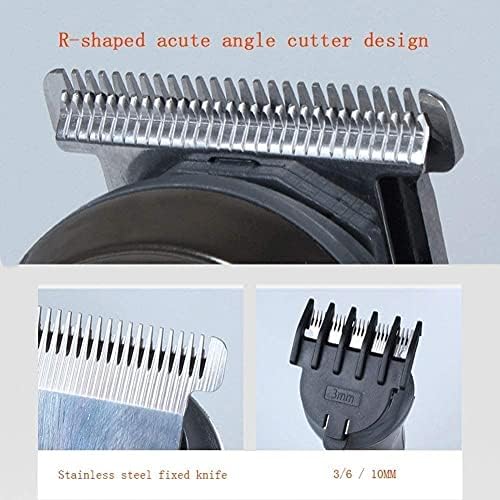 MXJCC Акумулаторен Кабел / Безжичен Комплект за Прически и Почистването косата на Главата, Брадата и цялото тяло
