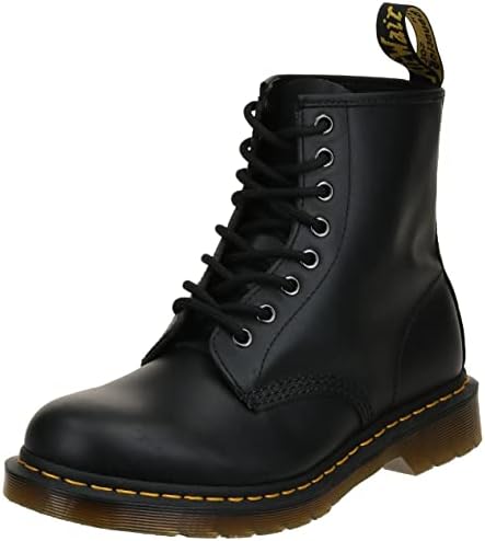 Дамски черни обувки Dr. Мартенс 1460 Nappa 8 Eye Boot