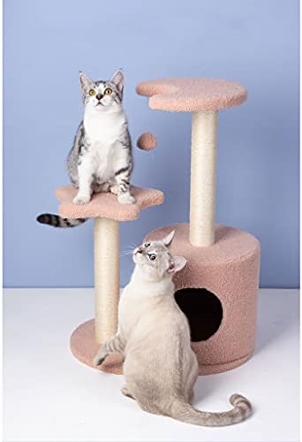 LDCHNH Котки Къща за домашни Любимци Защита От Надраскване Дъска Стълбище Рамка За Катерене по Котки от Дърво