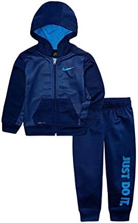 Комплект толстовок и панталони Nike за момчета Therma-FIT с цип от 2 теми