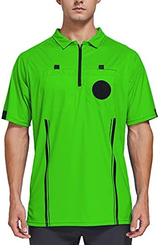 Мъжки официалната Група на Риза с къс ръкав от ChinFun Sporting Goods - Форма на съдия в професионален стил, с големи възможности