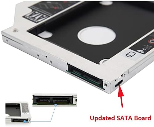 DY-tech Нов 2-ри HDD и SSD Твърд Диск Caddy Frame Тава за Dell Studio XPS 1340 13