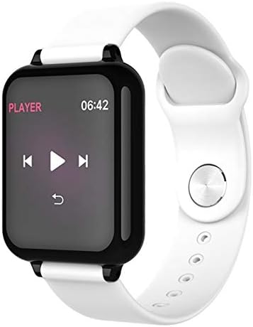 BHVXW Умен часовник е Водоустойчив спорт за телефон Smartwatch наблюдение на сърдечната честота, Функция за измерване на Кръвното налягане, за Жени, Мъже, Деца (Цвят: черен,