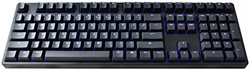 Механична клавиатура iKBC TD108 със синя подсветка и ключа Cherry MX Blue за Windows/ Mac, Професионални Компютърни Клавиатури,