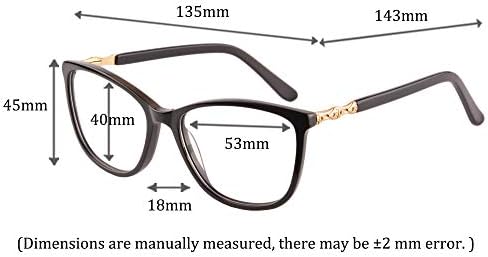 Компютърни очила за четене със сини светофильтрами MEDOLONG Против Fatigue-LH396(C1, антисиний, 200)