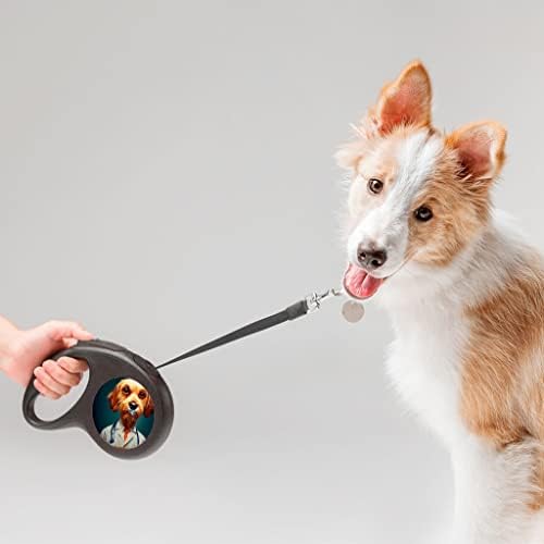 Сладкото Кученце Разтегателен каишка за домашни любимци - Графичен каишка - Каишка За Кучета с Забавен принтом (197 см)