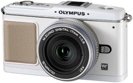 Цифров фотоапарат Olympus PEN E-P1 със Сменяеми обективи Micro Four Thirds 12,3 Mp със Сменен обектив 14-42 мм f/3,5-5,6 Zuiko Digital Zoom (Бял корпус / Сребрист обектив)