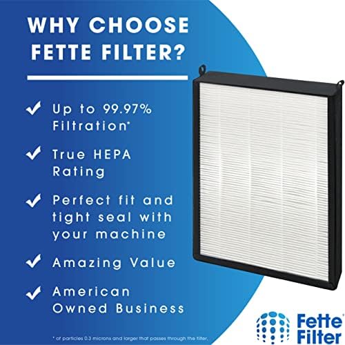 Филтър Fette - 5 комплекта сменяеми филтри, съвместими с модели на интелигентни воздухоочистителей NUWAVE OxyPure голяма площ 47001, 47002, 47003, 47004, 47005, и 47006, Активен въглен + комби?