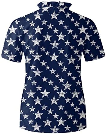 Графични Тениски за Жени, Летни Потници - Дамски Летни Ризи, Блузи, Блузи с Къс ръкав и V-образно деколте И Рюшами, Ризи, широки Ризи