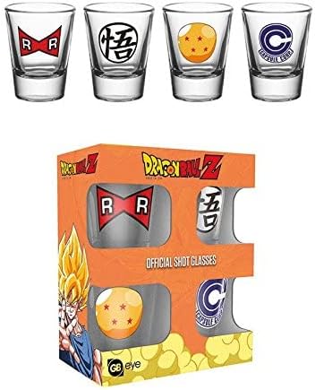 Чашки Dragon Ball Mix за смесване - Комплект от 4