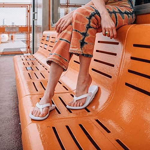 Дамски плажни сандали OLUKAI Kapehe, бързо съхнещи джапанки, водоустойчив и модерен нископрофилен дизайн, комфортна засаждане през целия ден и подметка с мокър съединит?