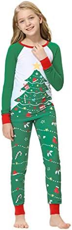 VENTELAN /едни и Същи Коледни Пижами за Цялото Семейство, Празнична Облекло за Сън с Дядо Коледа, Коледен Пижамный Комплект за Двойки и Деца