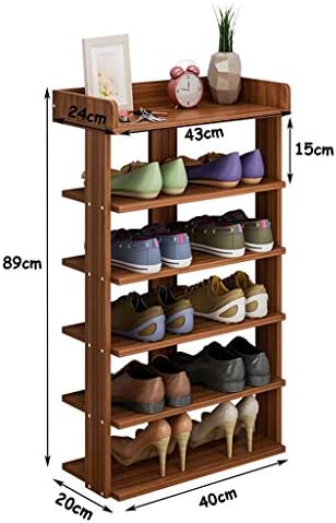 KMMK 6 Нива, Рафтове за обувки от МДФ, Органайзер За съхранение на Тапочек на Висок Ток, Рафтове за обувки, за да коридор и коридорного магазин, 10 чифта обувки