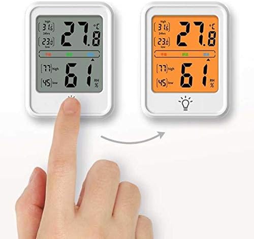 ОРЕХ Вътрешен Външен Термометър, Влагомер °C/℉ Макс/Мин Температура Влажност Монитор