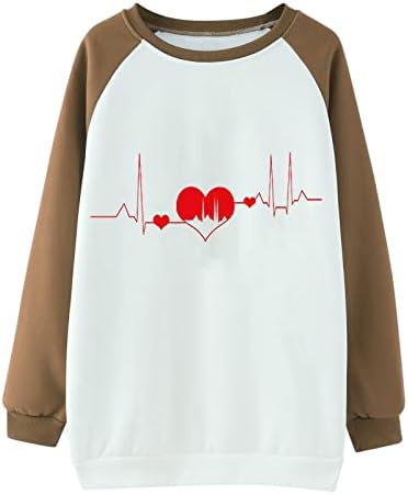 Ризи с дълъг Ръкав за Електрокардиограма, Дамски Пуловер С Кръгло Деколте, Риза, Ежедневни Модни Жилетки, Блуза,