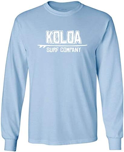 Мъжки Памучен тениска Koloa Surf с графичен дизайн и дълъг ръкав обичайните размери и височина
