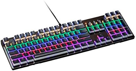 Оптико-механична Детска клавиатура Monoprice MP810 - Червен ключ, RGB, Непромокаемая, LightStrike - от Blackbird Gaming