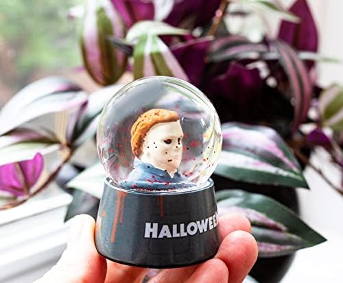 3-Инчов Мини-Снежна топка Майкъл Майърс на Хелоуин II с Кружащимися Пайети | Коллекционный Спомен от Филм