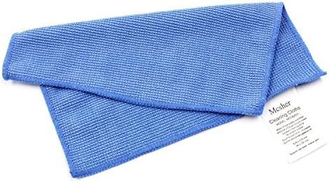 Кърпички за почистване от микрофибър - 6 опаковки, Сини, 6 x 7 Инча
