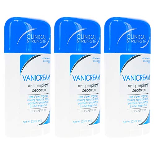 Vanicream против изпотяване - дезодорант клинична устойчивост за чувствителна кожа, опаковка по 3 грама 2,25 oz