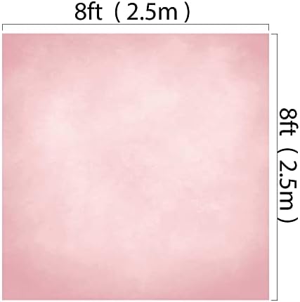 Кейт 8х8 метра/2,5x2,5 м Розови Произход Абстрактни Сладко Момиче Розово, Безшевни Портрета на Фона Подпори за фото студио