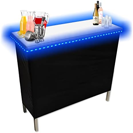 (Американска компания) Запатентовала Сгъваем Портативен бар за партита с Многоцветными led крушки, черни и гавайскими