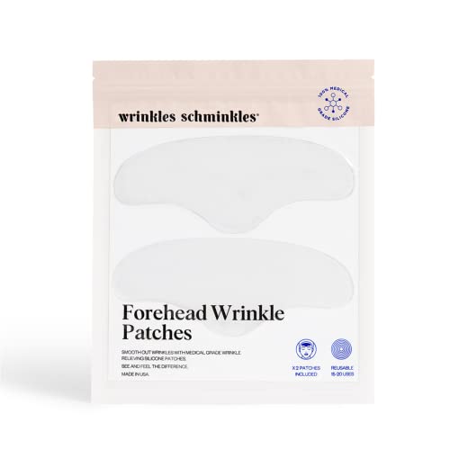 Лепенки за изглаждане на бръчки по челото Schminkles, 1 опаковка за Многократна употреба хипоалергенни Силиконови подложки за изглаждане на бръчки и за стягане на лице ?