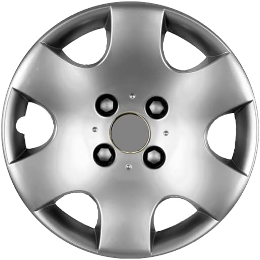 Комплект Copri от 4 Джанти Накладки 14-Инчов Сребрист цвят, Защелкивающихся На Главината, подходящ за Honda
