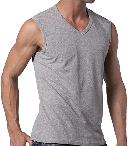 Y2Y2 Мъжки t-shirt, Без ръкави, с V-образнымвырезом