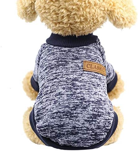 HonpraD Пуловери за Кученца за Много Малки Кучета, Момчета, Класически Пуловер за домашни Кученца, мек вълнен
