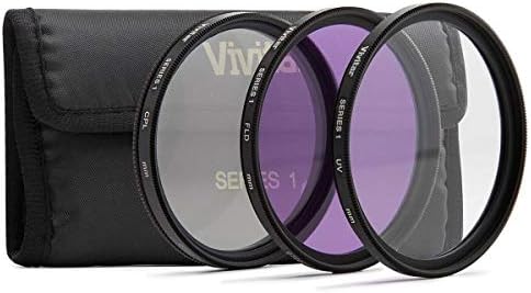 Комплект филтри Vivitar 40,5 мм от 3 части с Многослойно покритие UV + CPL + FLD