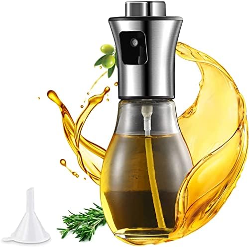 Auyeetek Спрей масло за готвене Бутилка-спрей масло Масляное Стъкло Безопасен за храните Маслен спрей от Неръждаема