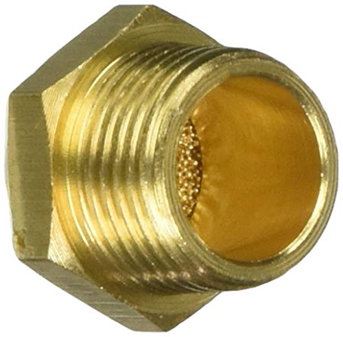 Плосък пневматичен Филтър шумозаглушител MettleAir BBV-03, Спеченная бронз, 3/8 BSPT (опаковка от 10 броя)