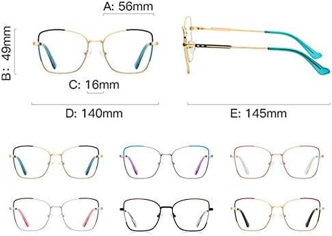Очила за четене RESVIO за Жени и Мъже, Модерни Метални Очила Котешко Око, Ръчно изработени, Извити Пантите, Четци,