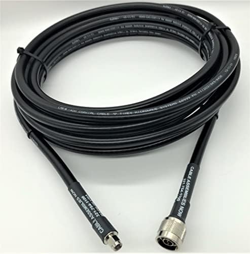 Cable билд Сега - Коаксиален кабел за удължаване LMR-400 /LMR400 Таймс Microwave с ниски загуби за Рис Миньор/Helium HNT Hotspot