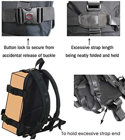 Система за носене на раница с регулируем ремък – идеален за пренасяне на твърдия своята практика на малкия и среден размер