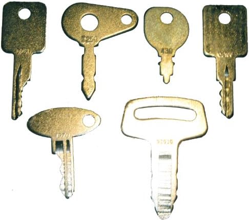 Набор от ключове за запалване за тежка техника/строителство Vermeer (6 ключове)