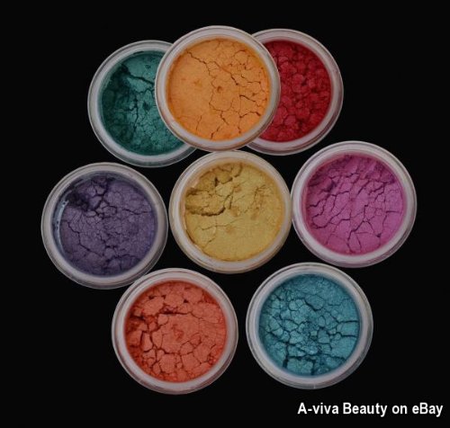 Itay Beauty 8 Купчини Миг сенки за очи Карибски Самба + Trend лилаво Пинсети G3 LED от неръждаема стомана + Проба